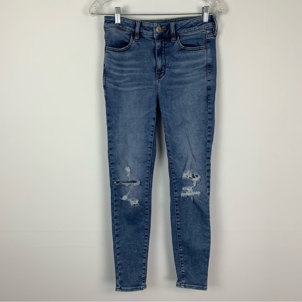 American Eagle Hi Rise Jegging Jeans 6 Regular